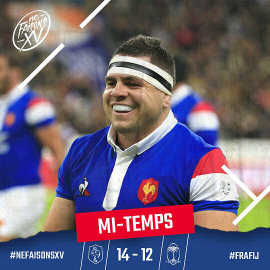 France v Fiji HT AIs 2018